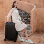 Badgley Mischka Evalyn 3 Piece Expandable Luggage Set