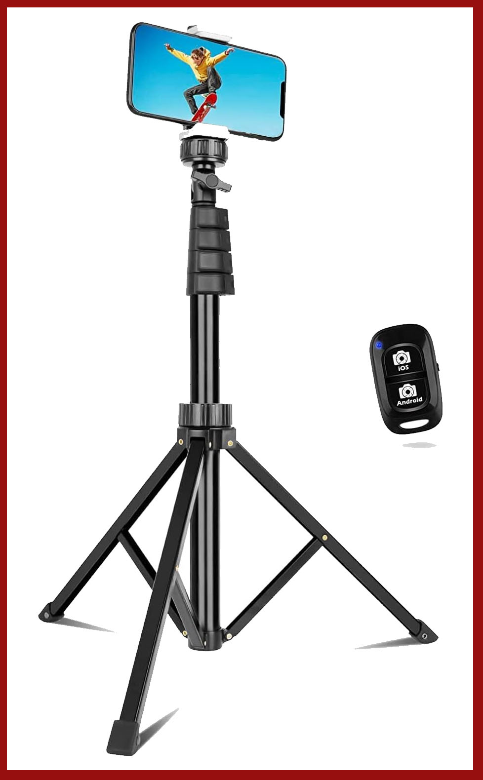 Sensyne 62" Phone Tripod & Selfie Stick