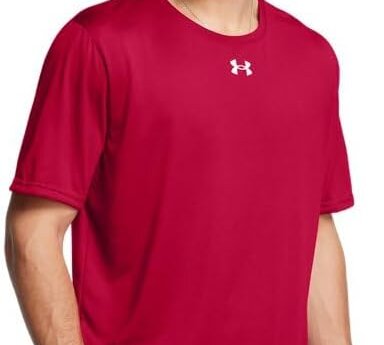 Under Armour Men's Team Tech Loose Cardinal Short Sleeve Shirt