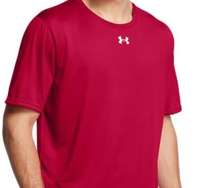 Under Armour Men's Team Tech Loose Cardinal Short Sleeve Shirt