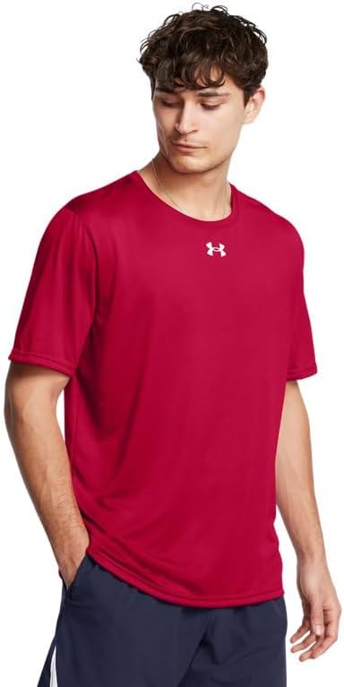 Under Armour Men's Team Tech Loose Cardinal Short Sleeve Shirt