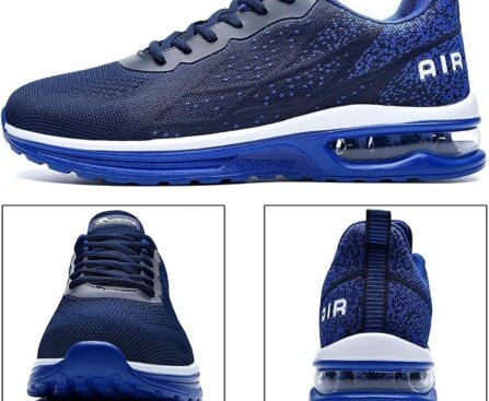Autper Mens Athletic Running Tennis Shoes Lightweight Sport Gym Jogging Walking Sneakers